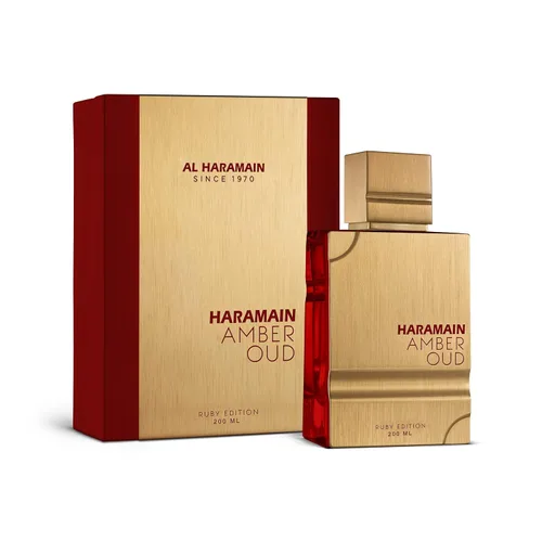 Vista 4 de Al Haramain Amber Oud Ruby Edition Eau De Parfum Spray para Unisex, 6.7 onzas