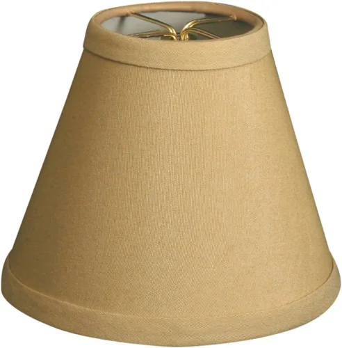 Vista 13 de Royal Designs, Inc. Lámpara de araña de tapa dura Empire Basic Shade CS-984-5AGL, oro antiguo, 3 x 5 x 4,5