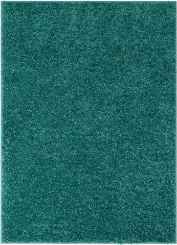 Vista 17 de 3Well Woven Elle Basics Emerson Shag Camino de pasillo, texturizado, azul oscuro, de 3 x 10, 2'7" x 9'6