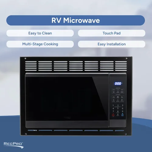 Vista 6 de Tough Grade RV 0.9 pies cúbicos Microondas 900W Negro Kit de repuesto