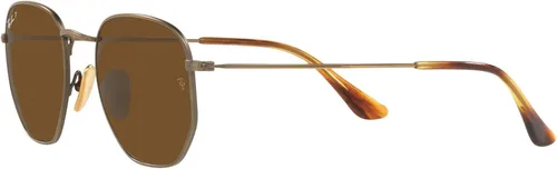 Vista 3 de Ray-Ban Rb8148 Hexagonal Titanium Sunglasses