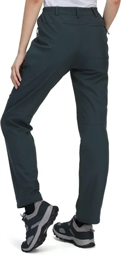 Vista 3 de GOLDEN CAMEL Womens Softshell Hiking Pants Waterproof Windproof Outdoor Winter Ski Pants Fleece Lined Insulating pants