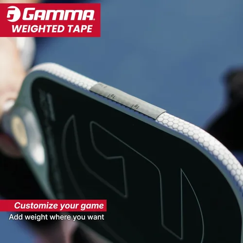 Vista 2 de Gamma Weighted Tape – Adjustable Paddle & Racquet Weight for Enhanced Control, Power & Speed – Customizable Tape for Pickleball, Tennis, Padel Parent