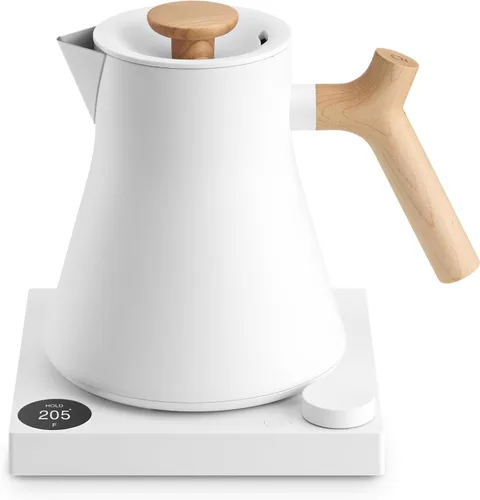 Vista 10 de Fellow Corvo EKG Pro - Tetera eléctrica para té y café, 0.9 litros Precision Temp Control, Stainless Steel, Brew Timer, Smart Scheduling, Wide