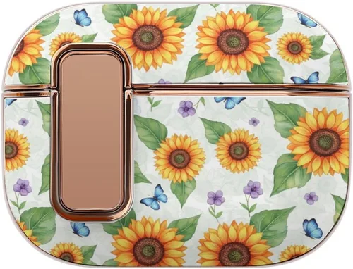 Vista 20 de Funda protectora de plástico suave compatible con Airpods Pro 2, funda de carga inalámbrica Dragon, accesorios para mujer