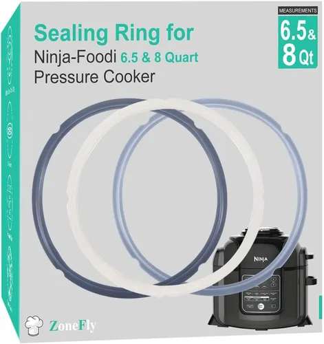 Vista 7 de Anillo de sellado original NinjaFoodi Junta de silicona para olla a presión NinjaFoodi FD401/FD302/OS401/OS301/OP401/OP302 de 6.5 cuartos de galón