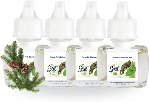 Vista 36 de Scent Fill Ambientador enchufable de sidra de manzana, 4 recambios de aceite perfumado