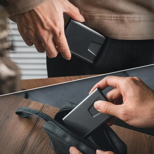 Vista 38 de VULKIT Cartera delgada minimalista para tarjetas VC500 VC500C, Rosado, Minimalista