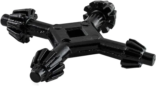 Vista 6 de 2 llaves de portabrocas 4 en 1, llave de taladro de 4 vías, llave de portabrocas 4 en 1, llave de mandril de taladro manual de combinación universal