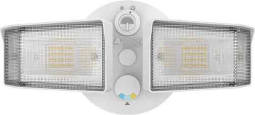 Vista 5 de Lithonia Lighting HomeGuard - Luces LED de 2 luces LED para exteriores, sensor de anochecer a amanecer, lúmenes ajustables, color seleccionable