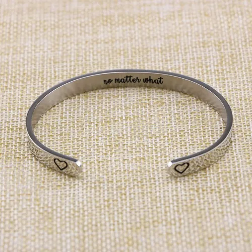 Vista 6 de MEMGIFT - Pulsera inspiradora para mujer, joyería inspiradora, regalo para su cumpleaños.