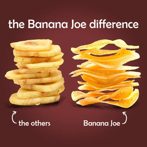 Vista 3 de Banana Joe Chips Prebiótico + Probiótico Sin Gluten + No ingredientes modificados genéticamente Aumenta la absorción de proteínas