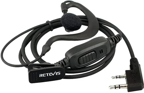 Vista 5 de Retevis RT21 Walkie Talkies para adultos (paquete de 6) con auriculares (paquete de 10), radio de 2 vías manos libres con cargador multibanda