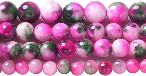 Vista 99 de 4MM 88 piezas de cuentas sueltas de piedra natural verde turquesa africana para hacer pulseras y collares de bricolaje