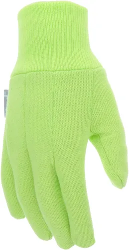 Vista 3 de Guantes básicos de punto de jersey de algodón para niños, protección contra el lodo, comodidad extrema, puño elástico de punto, protección