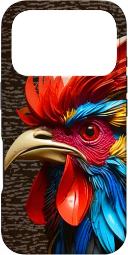 Vista 29 de Funda para teléfono iPhone XR Gallo Gallo de granja Animal Art Rooster