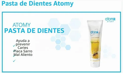 Vista 3 de Pasta de dientes coreana Propóleo Abejas Sistema de Cuidado Oral Dental (7.05 Oz x 2 piezas)