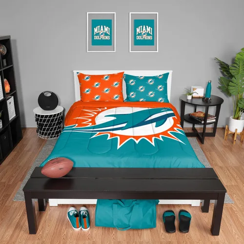Vista 17 de FOCO Unisex-Adult NFL Team Logo Bed in a Bag Comforter Bedding 3-Piece Set