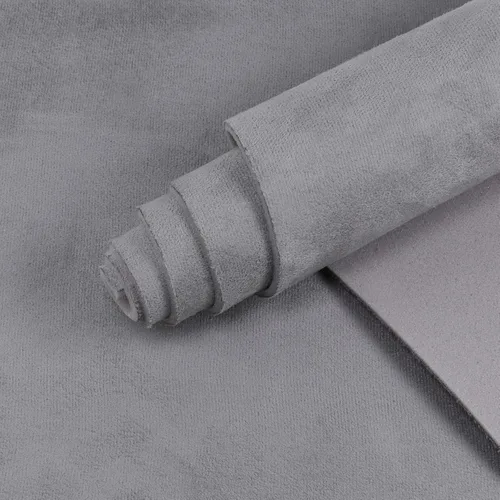 Vista 5 de 4Bang Tela de Forro Interior de Gamuza Gris para Reparación, Material de Micro-Gamuza para Forro Interior con Respaldo de Espuma, Repuesto