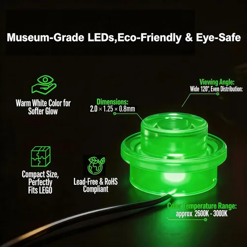 Vista 6 de Vaodest Kit de luz LED compatible con Lego 11389 Project Hail Mary, juego de bloques de construcción, luces de visualización