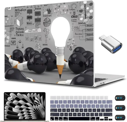 Vista 23 de CISSOOK Funda para MacBook Air de 15 pulgadas M2 M3 M4 M5 2023 2024 2025 2026