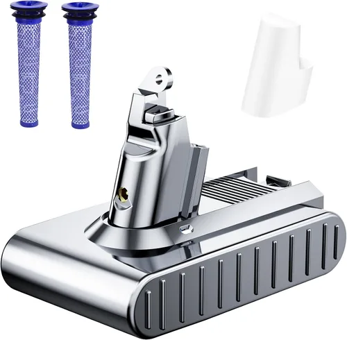 Vista 10 de Batería de repuesto mejorada de 10000 mAh 21.6 V 229687 para Dyson V7 batería con pantalla LCD compatible con 225403 SV11 V7 Animal Motorhead