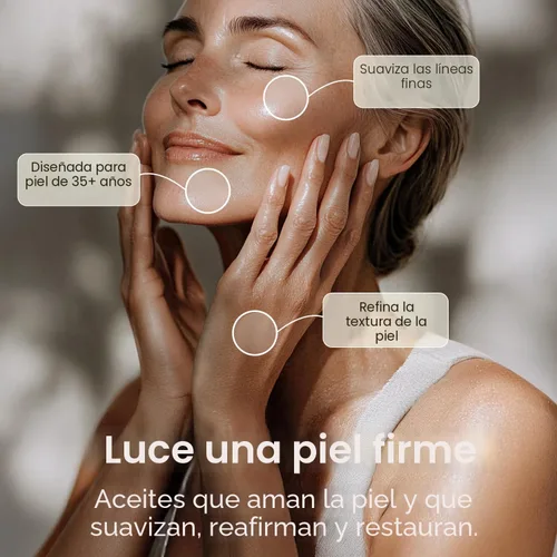 Vista 2 de GODA Aceite Corporal de Seda para Mujeres - Fórmula Reafirmante y Antienvejecimiento Hidratante, Hidratación para Piel Arrugadita Después