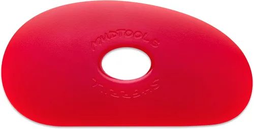 Vista 4 de Mudtools Costilla Polímera Azul Tamaño 1 Firme - Forma de Riñón - Cerámica, Cerámica, Arcilla - B1