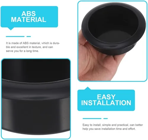 Vista 6 de DOITOOL 4 piezas de plástico para portavasos de repuesto para automóvil, para barco, camión, automóvil, sofá, reclinable, mesa de póquer