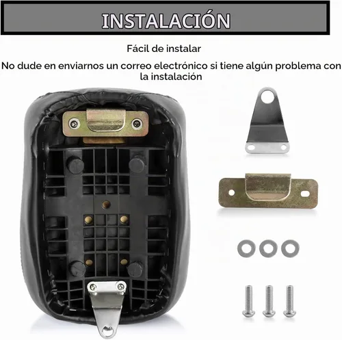Vista 5 de PSLER Asiento de pasajero trasero para XVS V-Star Classic 1100 1998-2010