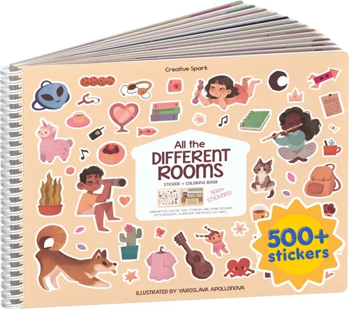 Vista 66 de Cupkin Libro de calcomanías de princesas para niños, un mundo mágico de Cupkin, artículos esenciales de viaje en avión para niños pequeños, más