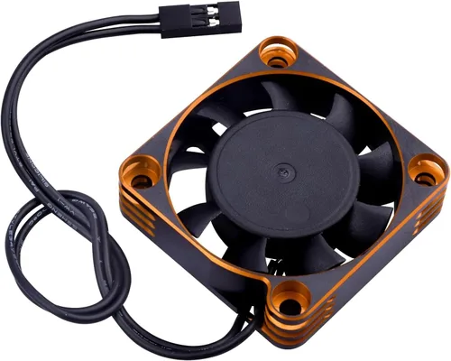 Vista 6 de Ventilador de enfriamiento del motor de coche RC Disipador de calor 16000RPM Ventilador de enfriamiento ESC sin escobillas 1.575x1.575 in para coche