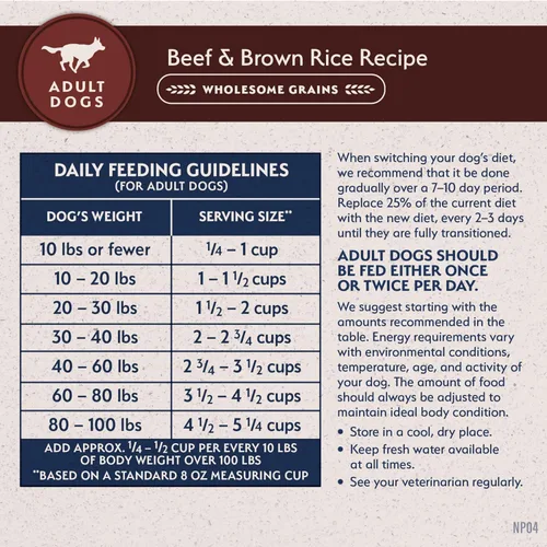 Vista 9 de Natural Balance Alimento seco para perros adultos de ingredientes limitados con granos saludables, receta de carne de res y arroz integral, 24