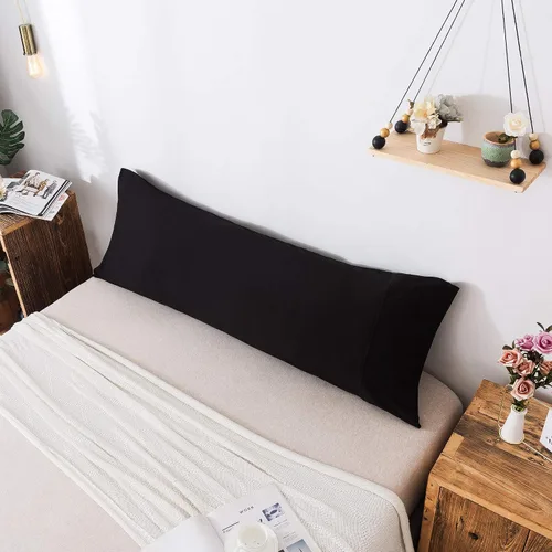 Vista 43 de Household - Juego de 2 fundas de almohada de 100 % algodón de jersey, 20 x 30 pulgadas, peso ligero, cómodas y súper suaves, con cierre de sobre