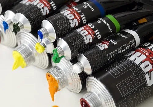 Vista 5 de Soho Urban Artist Juego de tubos de pintura al óleo de 24 a 0.4 fl oz, aceites de triple fresado con linaza refinada, aplicación suave, mezclas