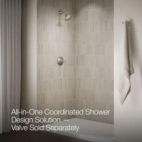 Vista 5 de Tone Shower Only Trim Paquete con cabezal de ducha de función única de 1.75 GPM