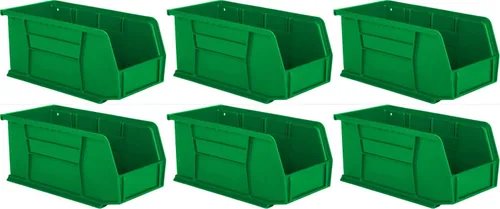 Vista 17 de Hudson Exchange Contenedor de Almacenamiento de Plástico Apilable y Contenedor Colgante de 11" x 5-1/2" x 5" (Negro, 1 Paquete)