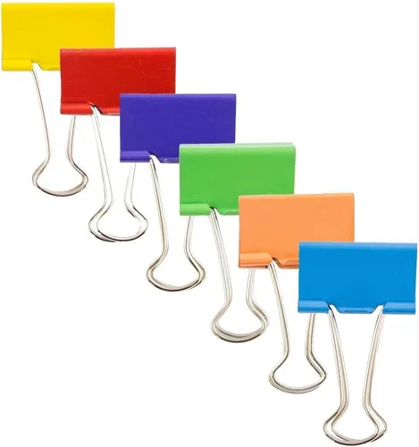 Vista 64 de Broches aprietapapeles JAM Paper®, Blanco