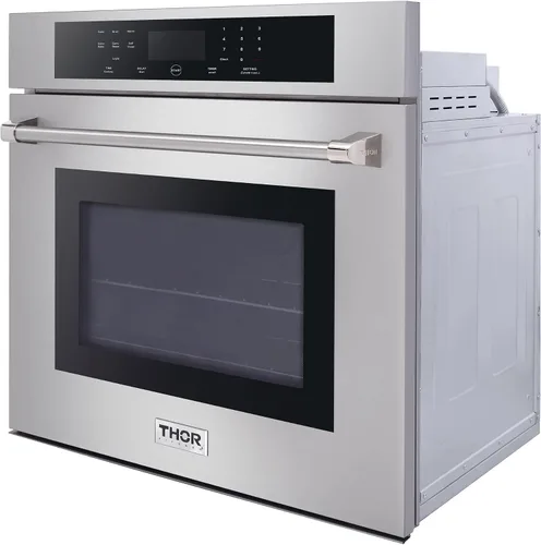 Vista 3 de THOR Kitchen Horno de pared de convección eléctrico profesional de 30 pulgadas en acero inoxidable - Modelo HEW3001