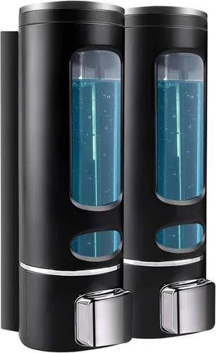 Vista 8 de Dispensador de champú y acondicionador, 13.5 fl oz, dispensador de champú