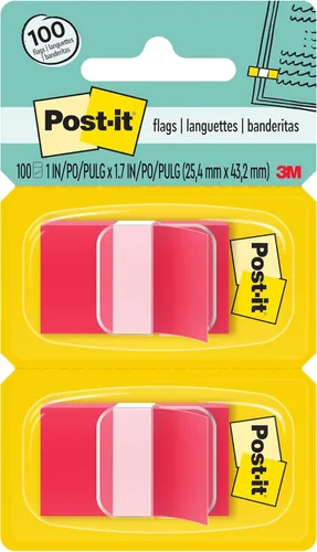 Vista 16 de Post-it Banderas, 50 por dispensador, paquete de 2 dispensadores, 1 pulgada de ancho, verde brillante (680-BG2)