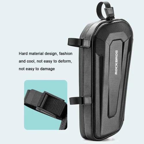 Vista 9 de Bolsa de motocicleta Bolsa impermeable Bolsa de motor de motocicleta de gran capacidad Práctica fácil instalación Triangular Accesorios