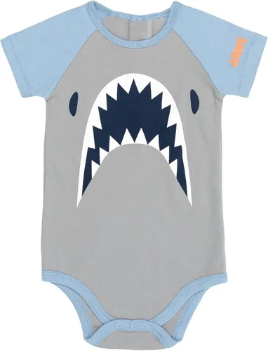 Vista 6 de JAWS Welcome to the Universe Baby Shark Baby Bodysuit, Pant & Hat 3 Piece Set