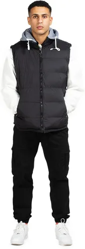Vista 2 de CorBuyit Chalecos para hombre, chaqueta casual de invierno para hombre