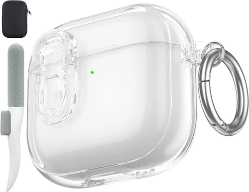 Vista 28 de Funda de protección contra caídas para AirPods Pro 2 con kit de limpieza B-Negro