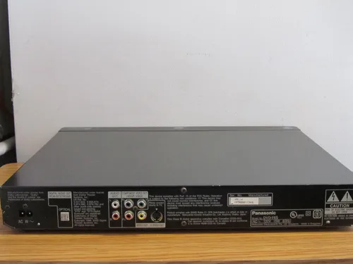 Vista 3 de Panasonic DVD-F65K Super Slim reproductor de DVD de 5 discos, negro