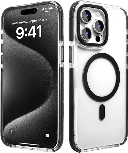 Vista 17 de Funda magnética fuerte para iPhone 12 Pro Max [Protección de grado militar de 10 pies] Compatible con MagSafe, funda protectora a prueba de golpes