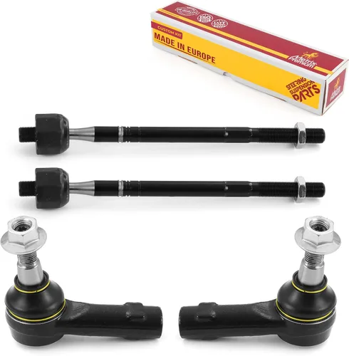 Vista 37 de Metrix Premium Chassis Parts - Kit de 4 piezas de extremos de barra de acoplamiento frontal exterior e interior compatible con Nissan Pathfinder