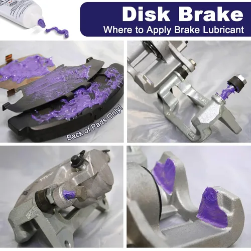 Vista 2 de BTAS Grasa de freno para lubricante de piezas de freno,Pinza deslizante pasador y lubricante de almohadilla,Grasa de freno de silicona de cerámica