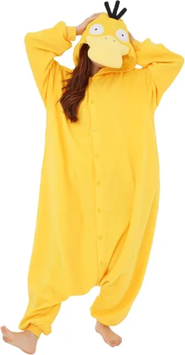 Vista 2 de SAZAC Psyduck Pokemon Kigurumi - Mono mono disfraz de Halloween